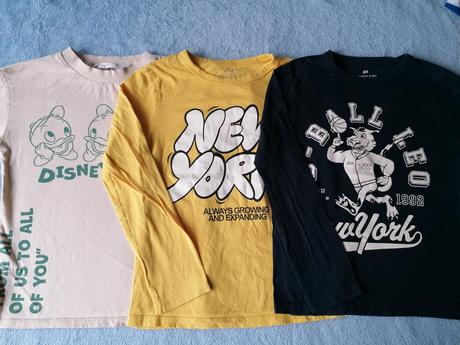 Tričká mix, h&m,122