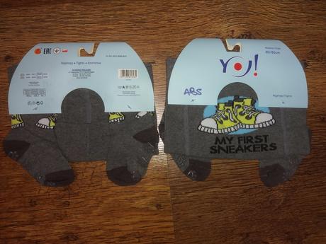 Bavlnené s pogumovanymi chodidlami, 80 / 86