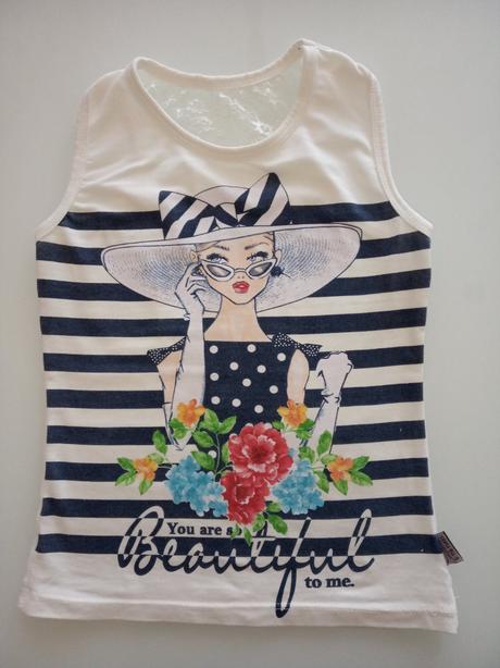 Tričko bez rukávov, 116