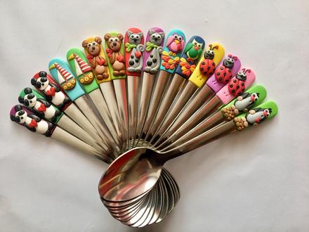 Veselé čajové lyžičky,