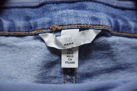 Tehotenské riflové kraťasky h&m mama, h&m,l