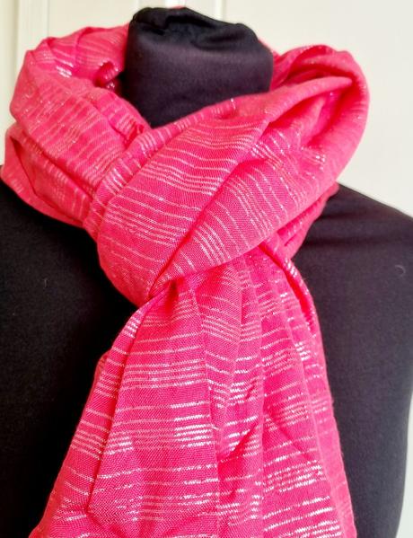 Pink šál/štóla, h&m