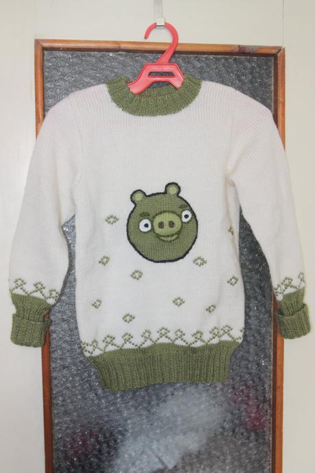 Pulover angrybirds prasiatko, 122