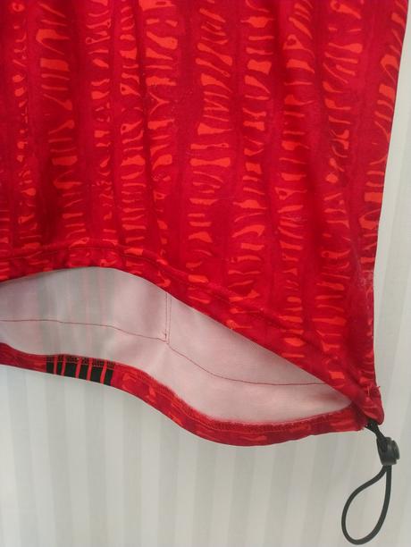 Pánske červené elastické športové tričko odlo, m/l, l