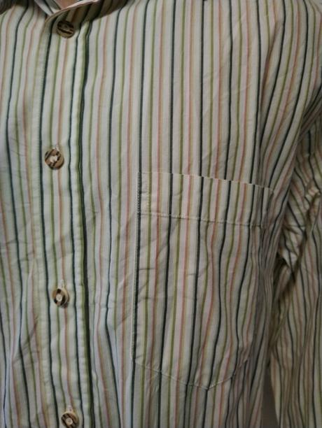 Pánska farebne pásikavá košeľa, gloriette, l