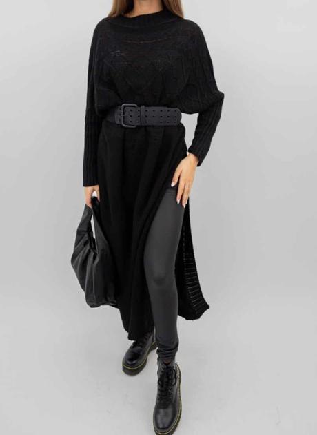 Pletené dlhé šaty veľ. l/xl, l / xl