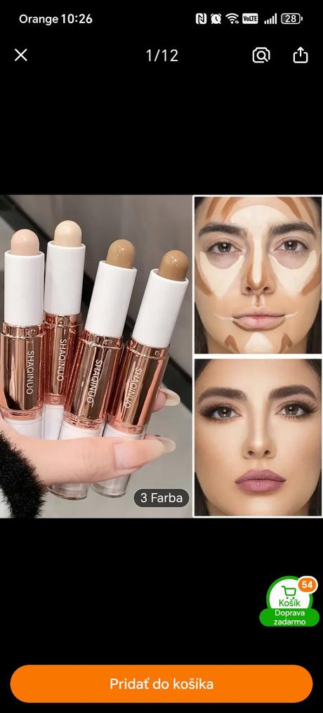 Konturovacia tycunka- korektor, 