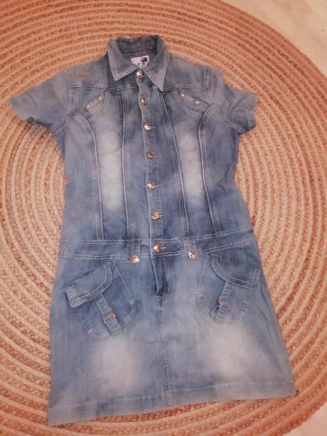 Predám riflové šaty, xl