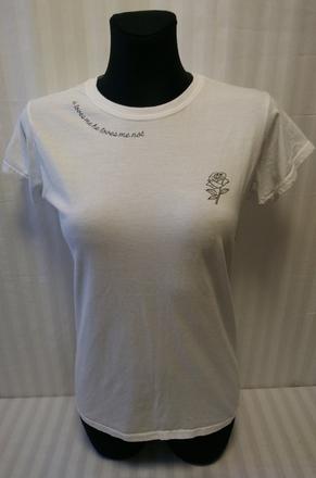 Dámsky biely top s motívom a nápisom, boohoo, m