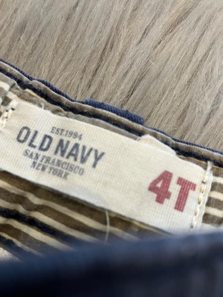 Chlapčenské nohavice tmavomodré old navy (4 r.), old navy,104