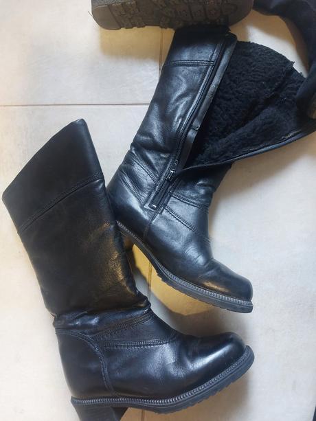 Vyteplene cizmy na nohu 35, 35