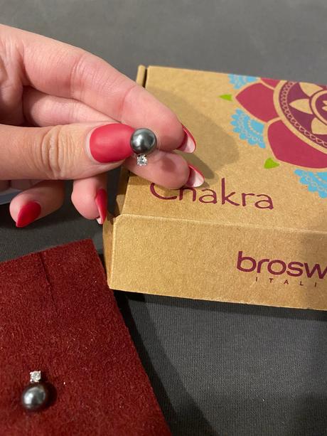 Brosway chakra perlickove náušnice, 