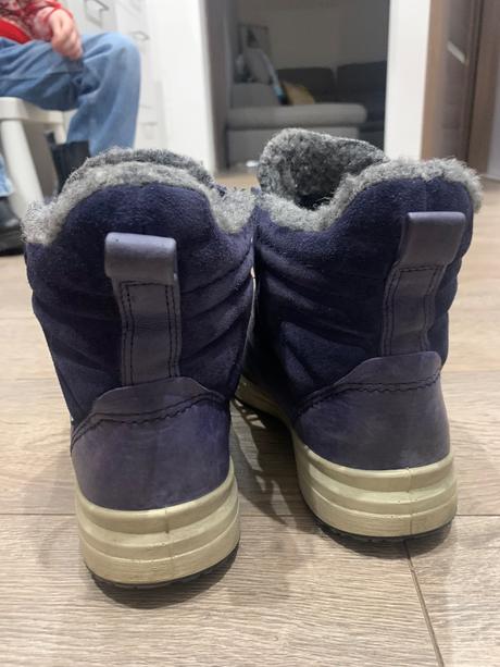 Ecco kožené, zateplené, nepremokavé topánky, čižmi, ecco,36