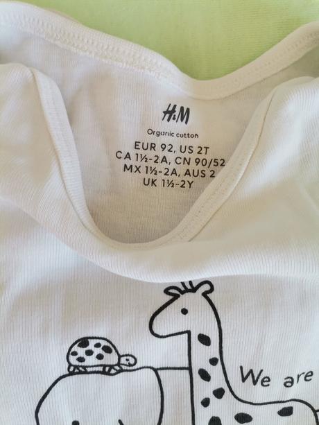 Sada 4 ks body h&m, h&m,92