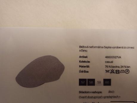 Blažek letná čiapka, m