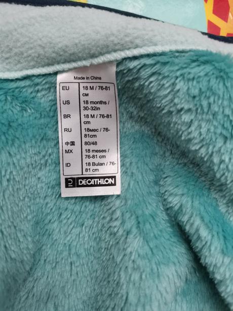 Teplúčka mikina, decathlon,80
