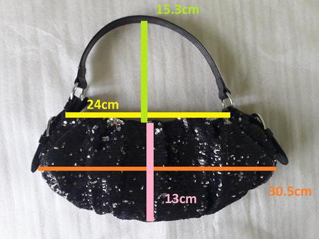 Kabelka s prevracateľnými flitrami deichmann, deichmann