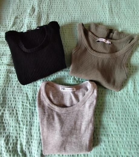 Set troch topov za zvýhodnenu cenu zara, bershka,, zara,s