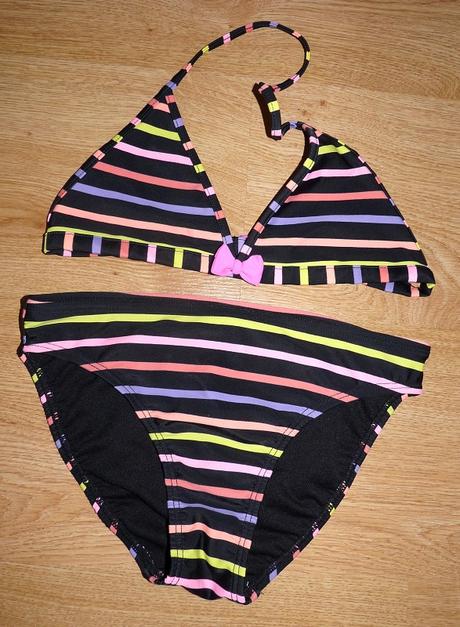 Dvojdielne pásikové, h&m,158