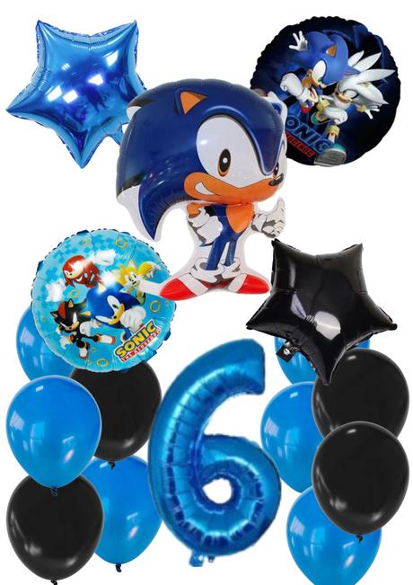 Balóny ježko sonic/knuckles/shadow- až 15/16/17/18, 