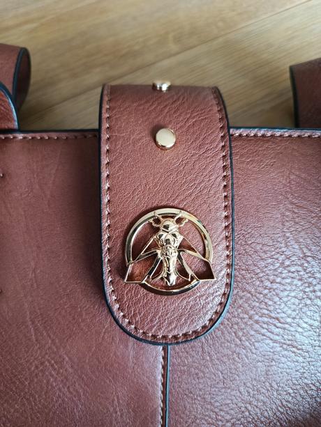 Kabelka medicine, hnedá shopper, medicine