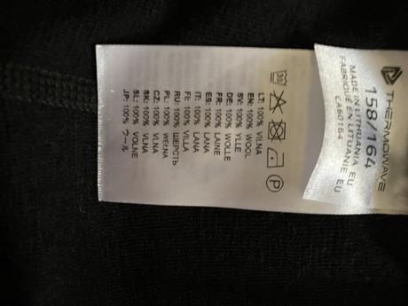 Chlapcenske termo thermowave merino 100percent, 164