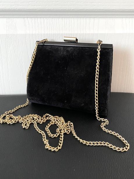 Semišová vintage kabelka, 