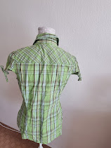 Bledozelená košieľková blúzka esprit veľ. 40, esprit,40