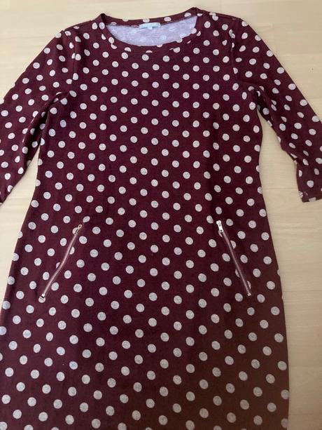 Jesenné/jarné bodkované šaty, 40, gate,40