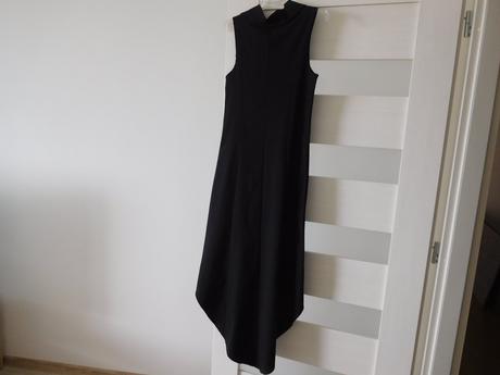 Šaty pružné v predu zips s vreckami -36/38, 36