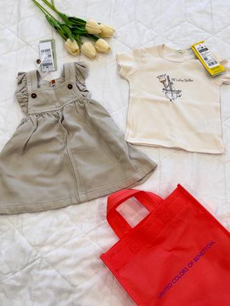 Nový značkový set benetton, benetton,62 / 68