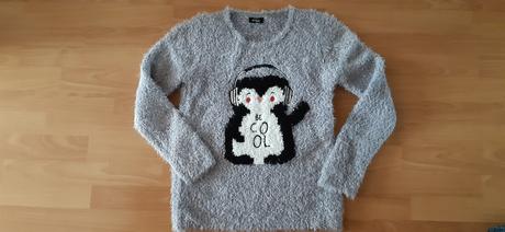 2 ks chlpatá mikina-pulóver 158/164, takko,158