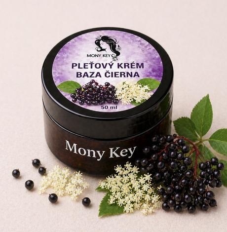 Prírodný pleťový krém baza čierna, 