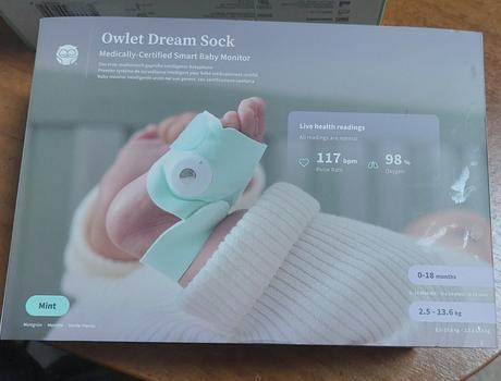 Predám monitor dychu owlet ponožku.,