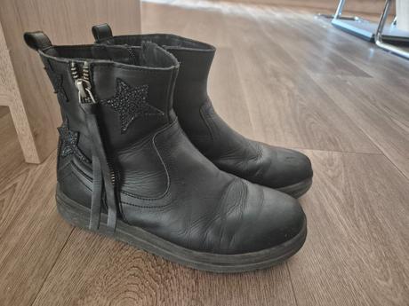 Kožené čižmičky kotníkové, 35