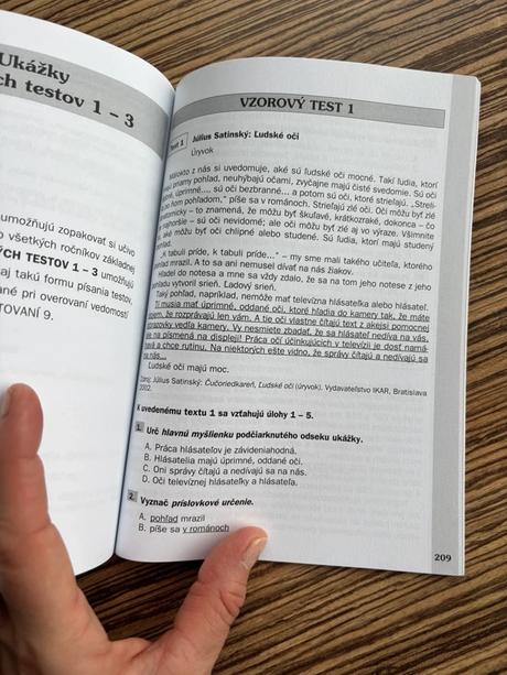 Testovanie 9 - slovenský jazyk a testy,