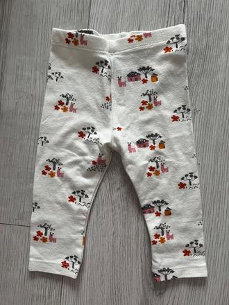 Biele leginy s milým vzorom, marks & spencer,74