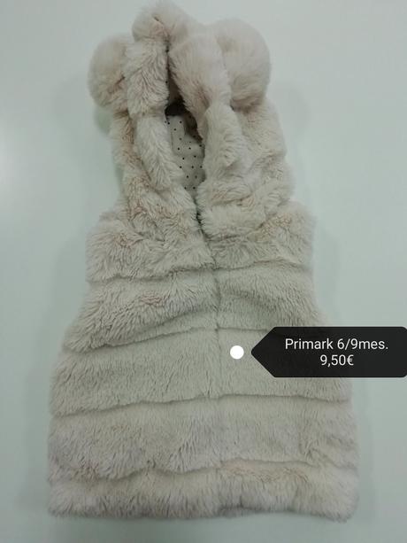 Kožušinová vesta s kapucou, primark,74
