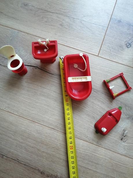 Retro kúpeľňa, nábytok, do domčeka, 