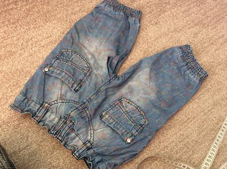 Tristvrtove nohavice, palomino,110