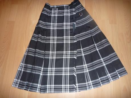 Károvaná sukňa, l