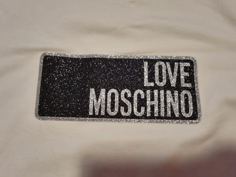 Minimalne nosená mikina love moshino, s