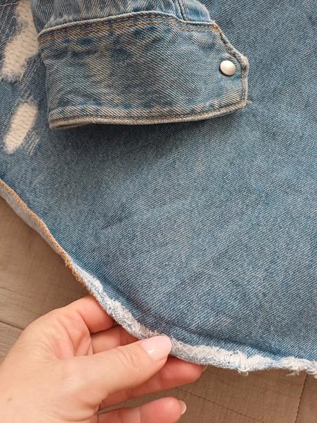 Hrubá pánska riflová košeľa/bunda zara man č.s/m, zara,m