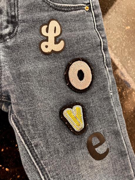 Ikks embroidery skinny jeans vel.5, 110