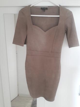 Semišove saty, amisu,xs