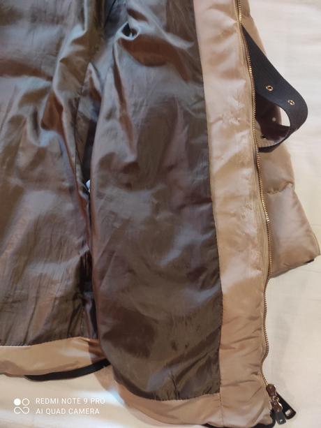 Zara zimná paperová bunda m/l, zara,m