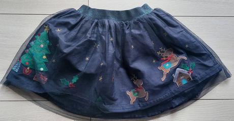 Vianočná sukňa 86/92, tu,86