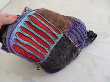 Plátenná hand made torba na plece, 