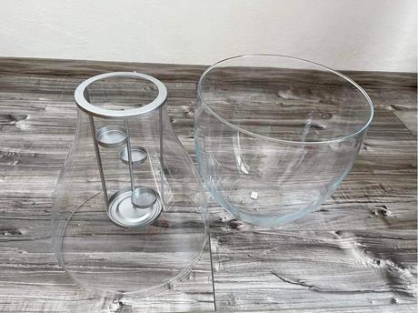 Partylite sklenený veľký svietnik, 