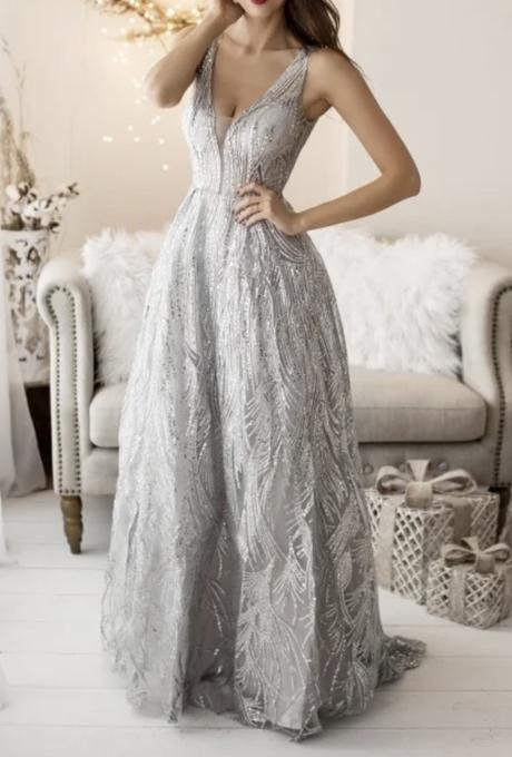 Strieborné šaty, m